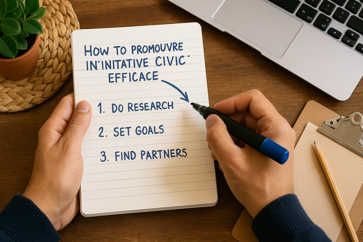 Come promuovere un’iniziativa civica efficace? Passaggi che aumentano il successo
