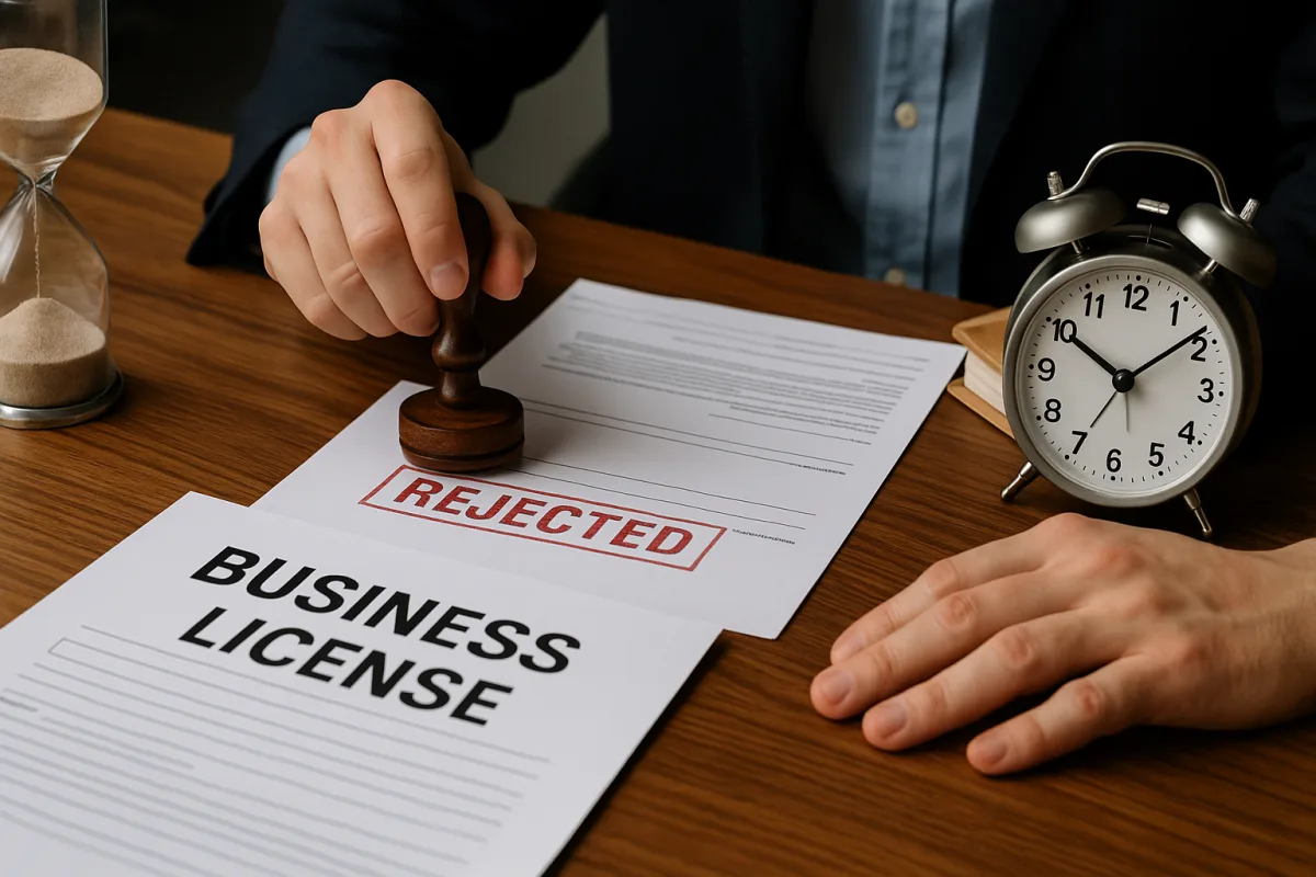 Rilascio licenze commerciali: i tempi reali e i motivi delle bocciature frequenti