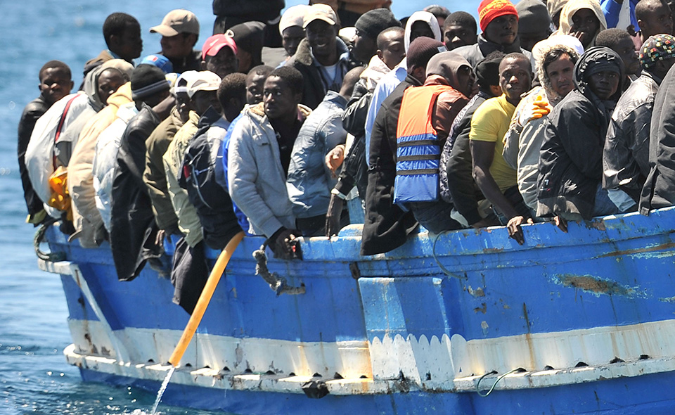 Barcone di migranti