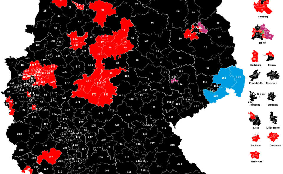 Germania, collegi elettorali