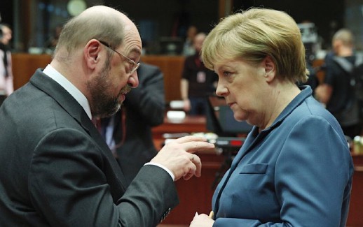 Schultz Merkel