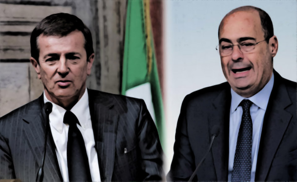 Nella foto: Giorgio Gori e Nicola Zingaretti