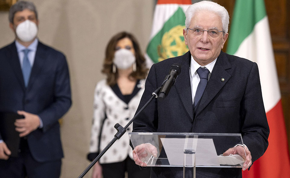 Sergio Mattarella rieletto